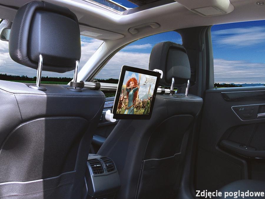 Universal Tablet / eBook-Reader 360° KFZ Halterung für den Rücksitz /  Kopfstütze (7-11)