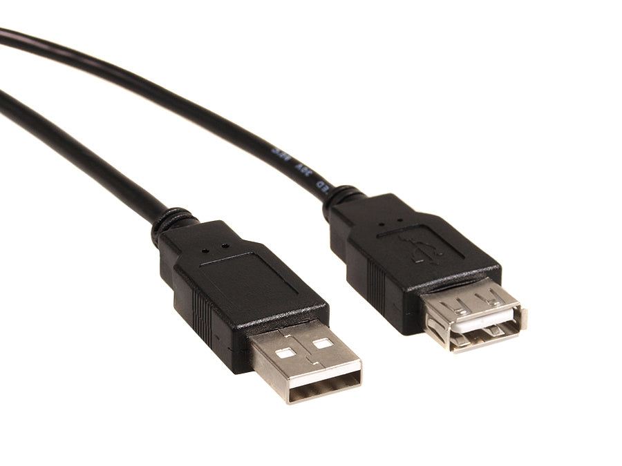 Cable USB 2.0 AM/AH Alargador Macho/Hembra 1.8m