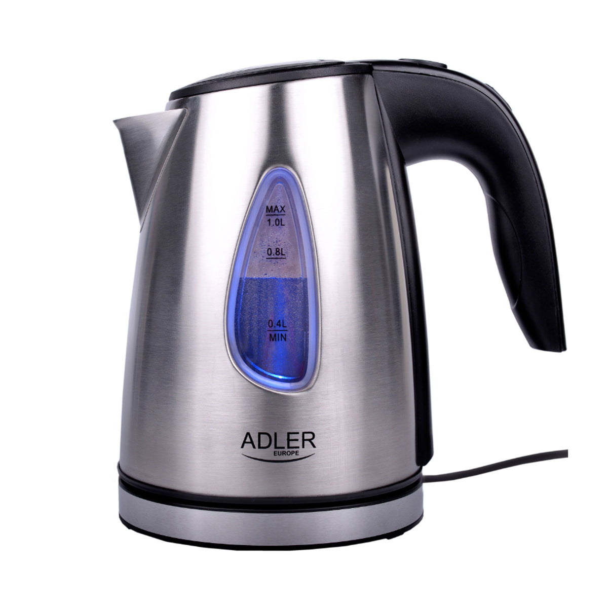 Kettle 1 liter AD1203 Adler Water level indicator Euroelectronics EU