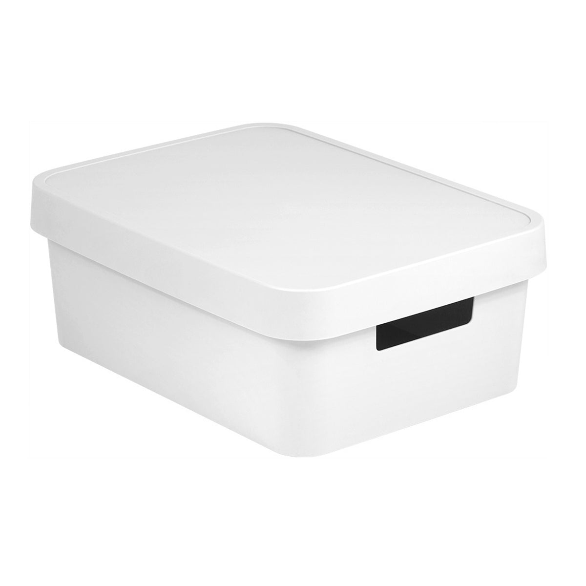 Storage box with cover Curver Infinity 11L white Euroelectronics EU