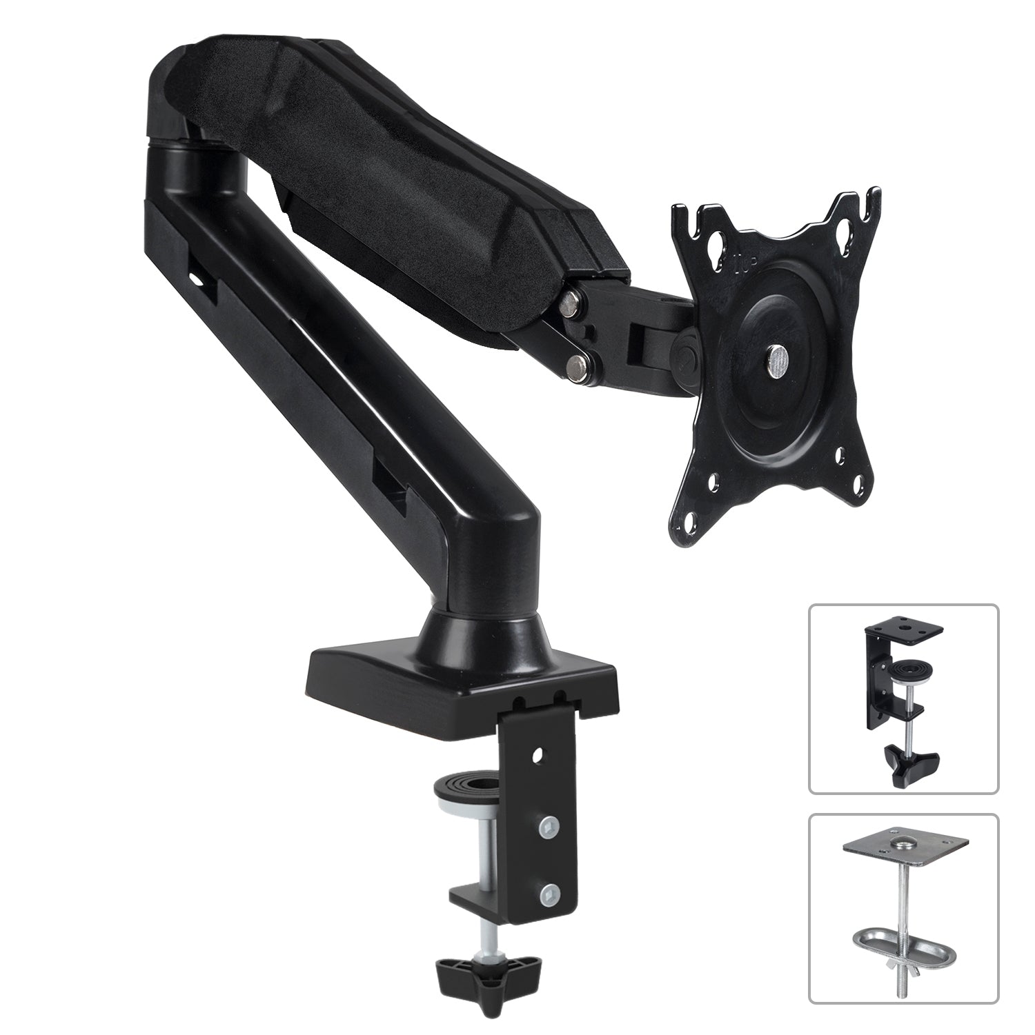 Maclean Monitorständer – Bis 32 Zoll, 122 Mm Höher, Mit Stauraum