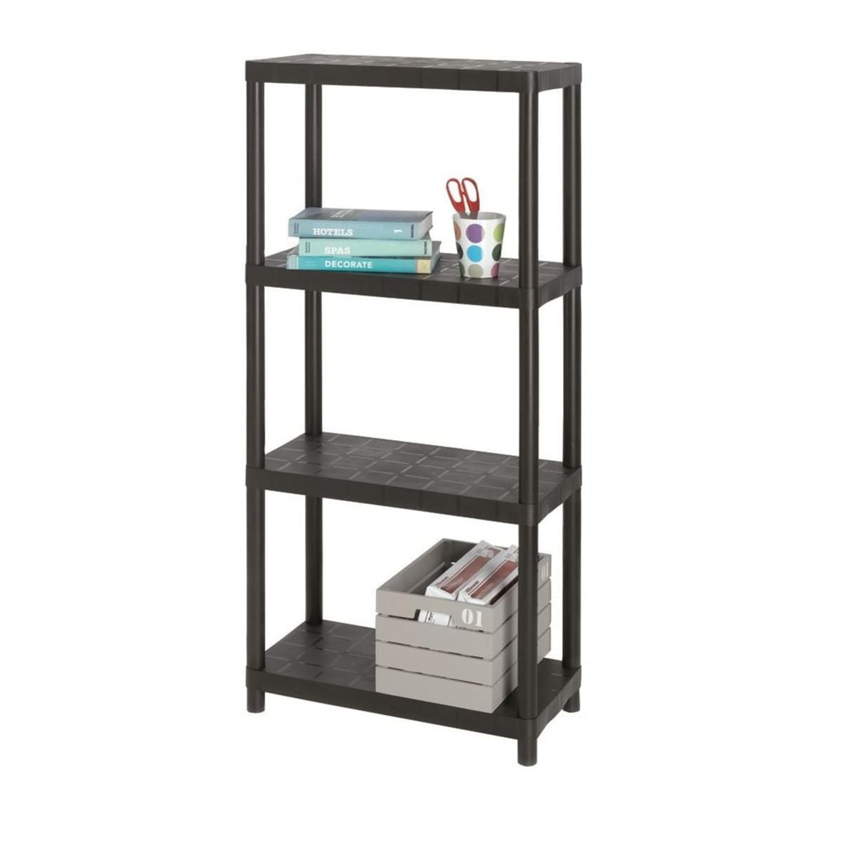 Practical fourshelf Keter Sigma 12 "rack made of plastic