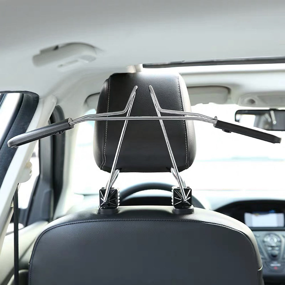 Kaufe 2 in 1 Auto-Rücksitz-Kopfstützen-Telefonhalter, zusammenklappbare  Kleiderbügelhalterung für Mobiltelefon
