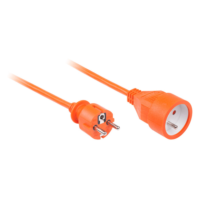 Rebel Orange 10m Extension Cable with Single Socket – Durable and Reliable