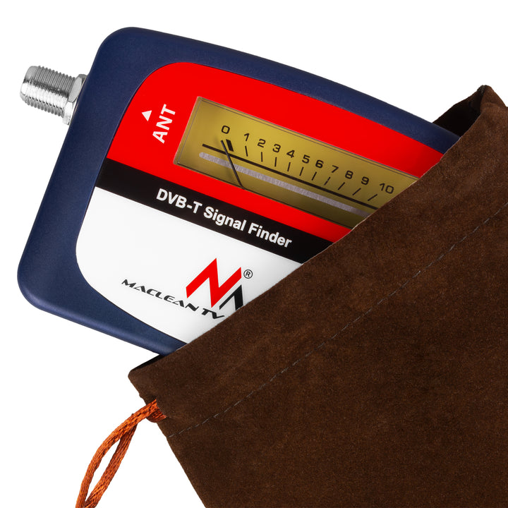 Mclean MCTV-627 DVB-T Satellite Finder with Cover F-F Cable