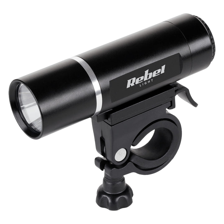 Rebel URZ0015 Bike Light Set Front 1x LED 3W + Rear 3x LED Battery Powered Bicycle Lamps