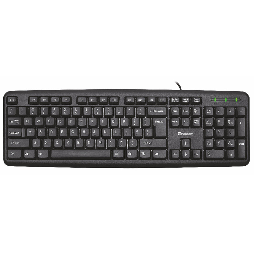 Tracer Maverick Teclado de ordenador, Membrana, Color negro, USB