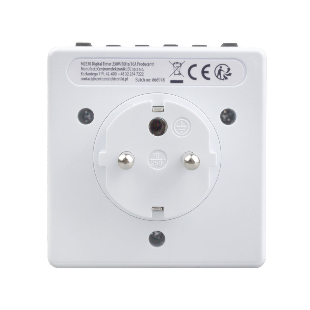 Maclean Energy MCE30 Programmierbare digitale Zeitschaltuhr 3600W 10 Programme