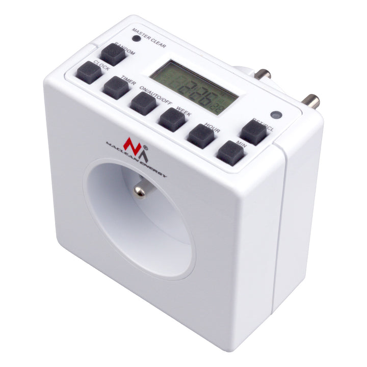 Maclean Energy MCE30 Programmierbare digitale Zeitschaltuhr 3600W 10 Programme