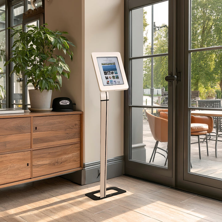 Maclean MC-645 Anti Theft Floor Tablet Stand Secure Lock Universal Display VESA iPad Samsung Galaxy