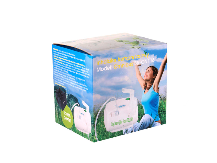 BR-CN116B Omnibus green inhaler - kit, 2 masks, bag