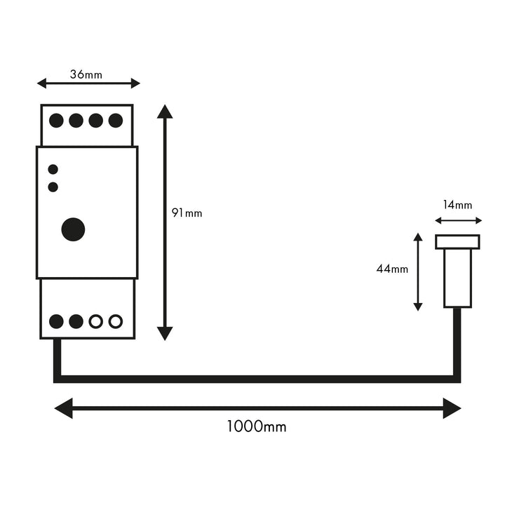 Maclean - MCE83 - Light Sensor with Outdoor Sensor