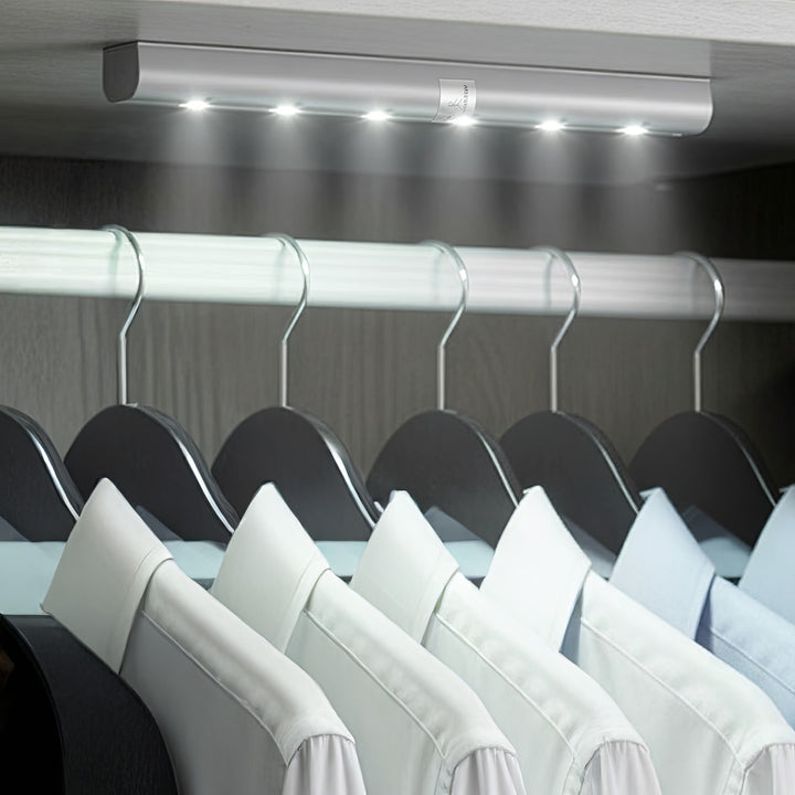 Maclean Energy MCE123 LED-Küchenlampe mit Bewegungssensor länglich silber