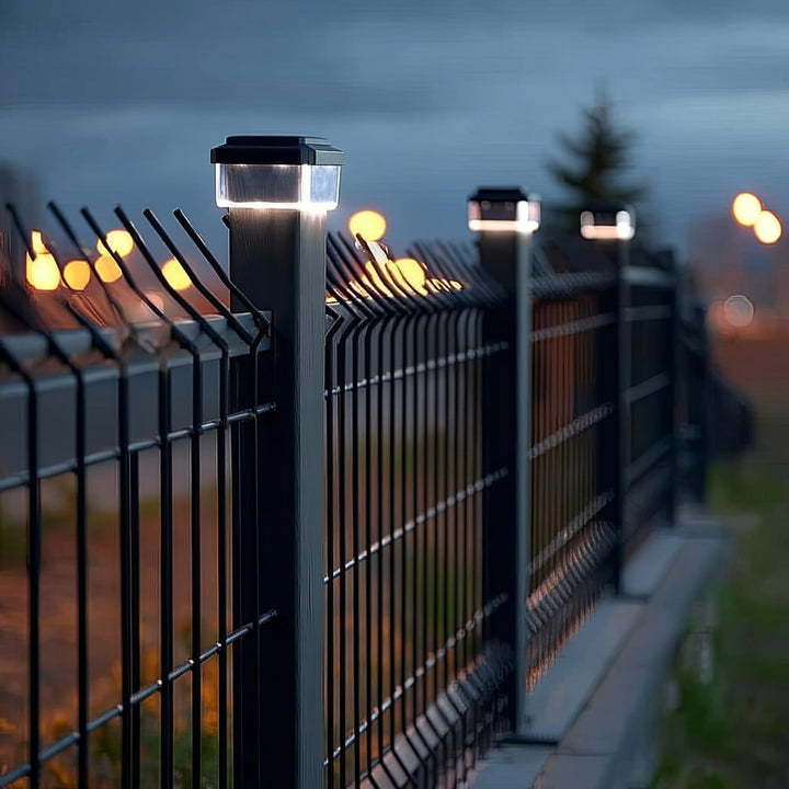 GreenBlue LED-Solarmastleuchte, 60x40mm, Hüllkurve, GB125