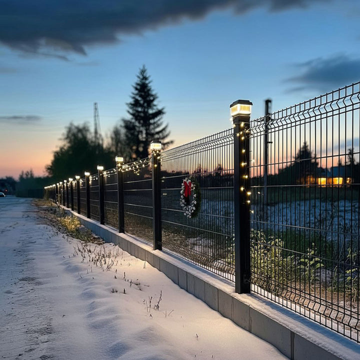 GreenBlue LED-Solarmastleuchte, 60x60mm, Hüllkurve, GB126