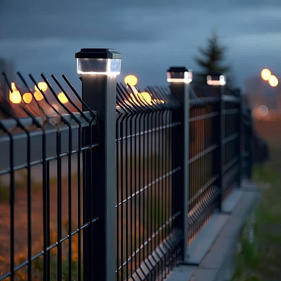 GreenBlue LED-Solarmastleuchte, 60x60mm, Hüllkurve, GB126