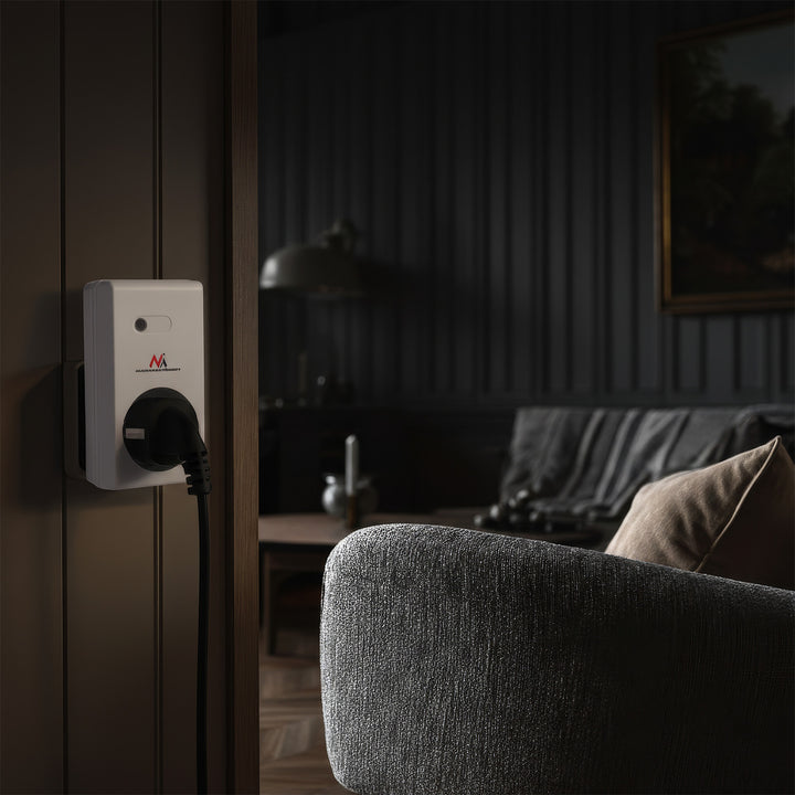 Enchufe con mando a distancia programable, enchufe tipo E Maclean MCE150/1/3/