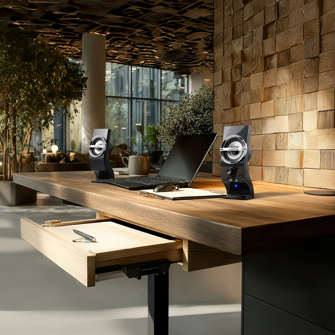 Audiocore AC805 Computer Stereo Speakers for PC Laptop, 2.0 Stereo System, USB Powered, 6W RMS Power