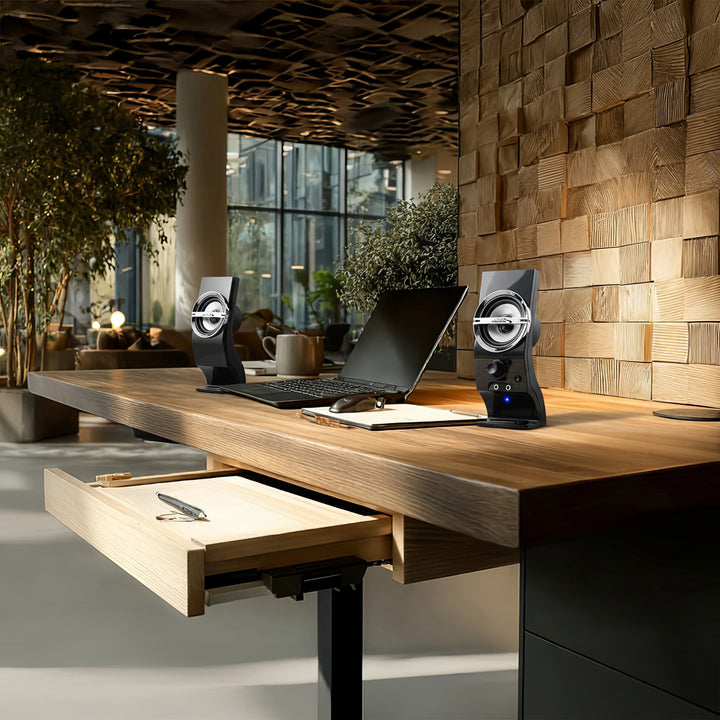 Audiocore AC805 Computer Stereo Speakers for PC Laptop, 2.0 Stereo System, USB Powered, 6W RMS Power