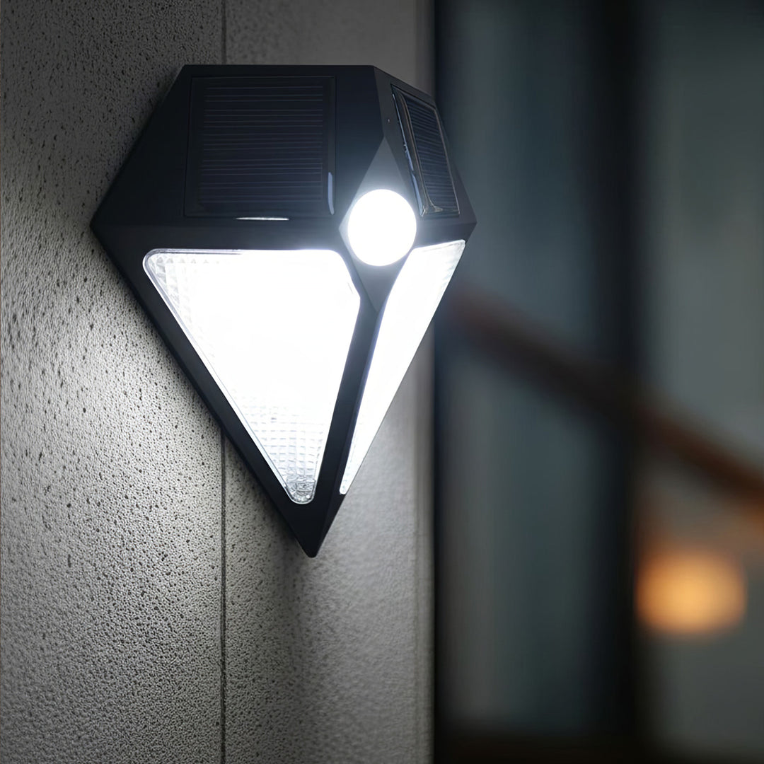 MacLean Energy MCE168 Lampe solaire murale à 6 LED avec capteur de mouvement