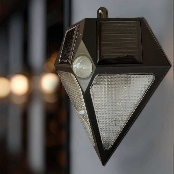 MacLean Energy MCE168 Lampe solaire murale à 6 LED avec capteur de mouvement