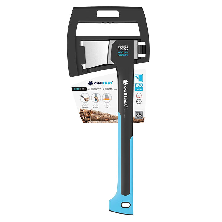 Cellfast Axt, Mehrzweck, gehärteter Stahl, 450 mm, U1100