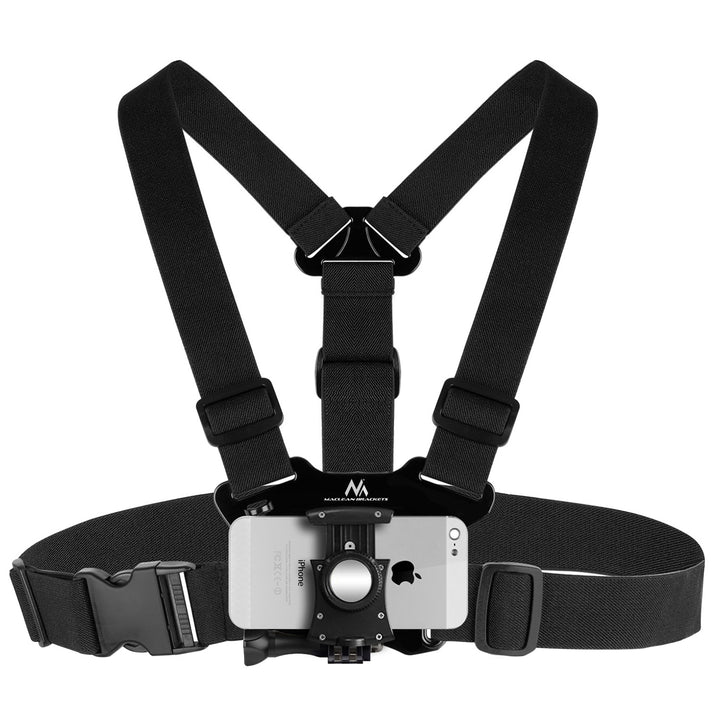 Maclean MC-773 Chest Harness Strap Phone Camera GoPro Body Holder Mount Belt Sport Adjustable