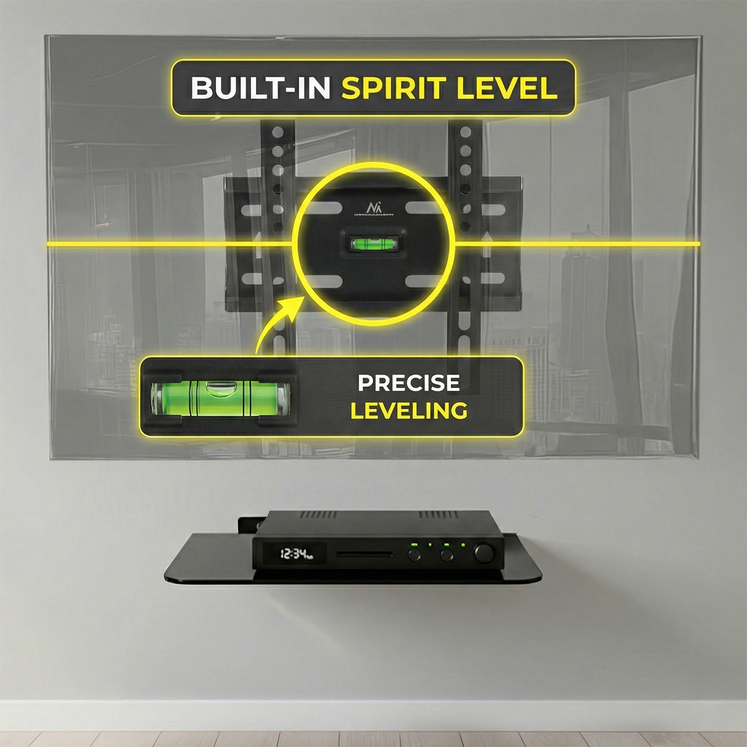 Maclean MC-777 Wall TV Bracket Universal Holder 13'' - 50" 35kg VESA Solid Metal Easy Assembly