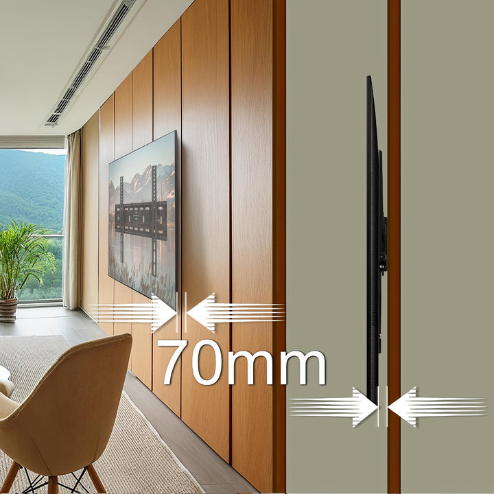 Maclean MC-778 TV Wall Mount Bracket Universal Holder 26" -65" 45kg VESA LCD LED Plasma