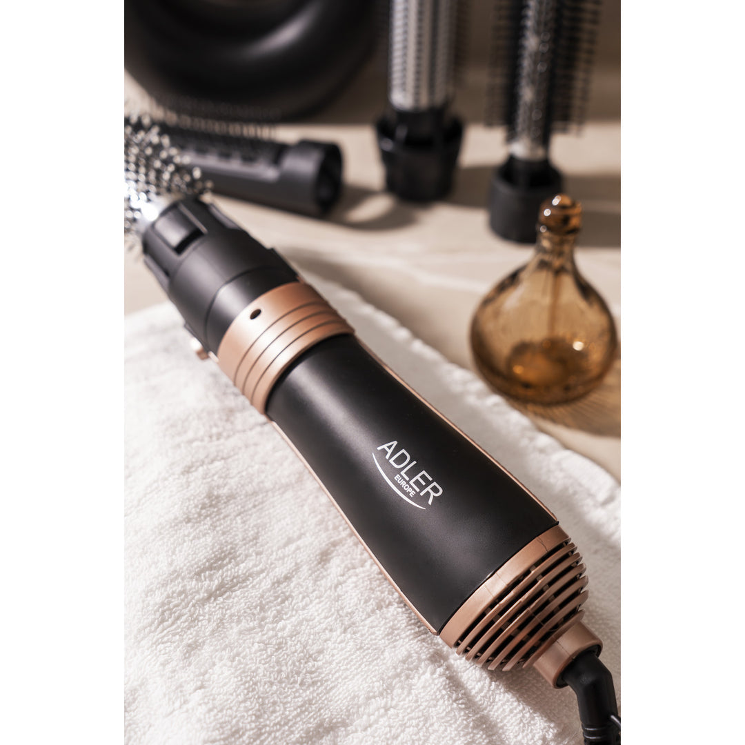 Adler curling-drying iron, multifunctional, 6 attachments, 2 temperature settings, 1000W, AD 2022