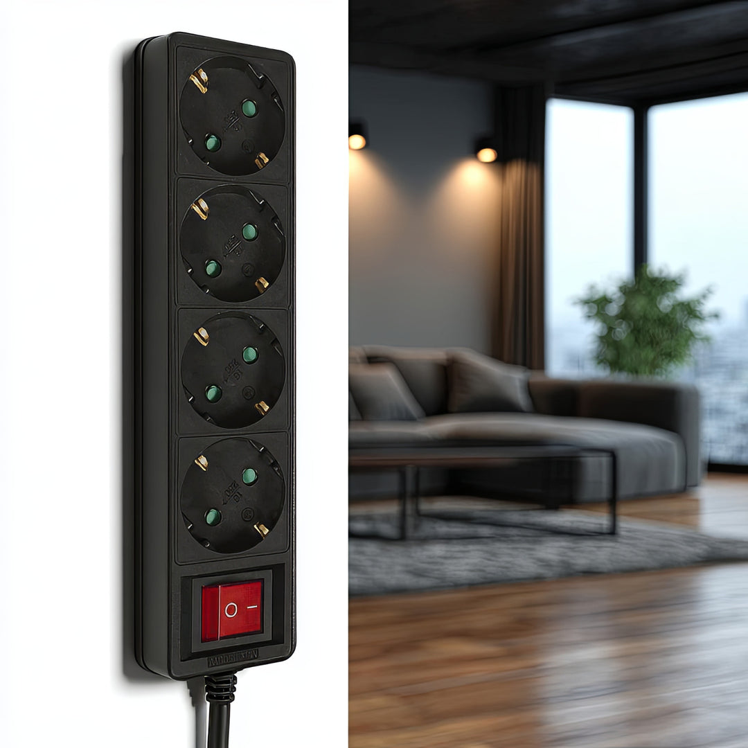 Verlängerung Verlängerungskabel 4 Schubladen 5 m Deutsch Maclean MCE194G 3500