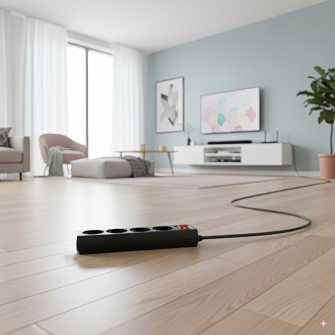 Verlängerung Verlängerungskabel 4 Schubladen 5 m Deutsch Maclean MCE194G 3500