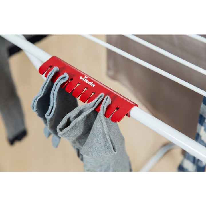 Vileda 157215 Vileda Tendedero Tendedero Tendedero Ropa Caballo Lavandería Plegable Retráctil