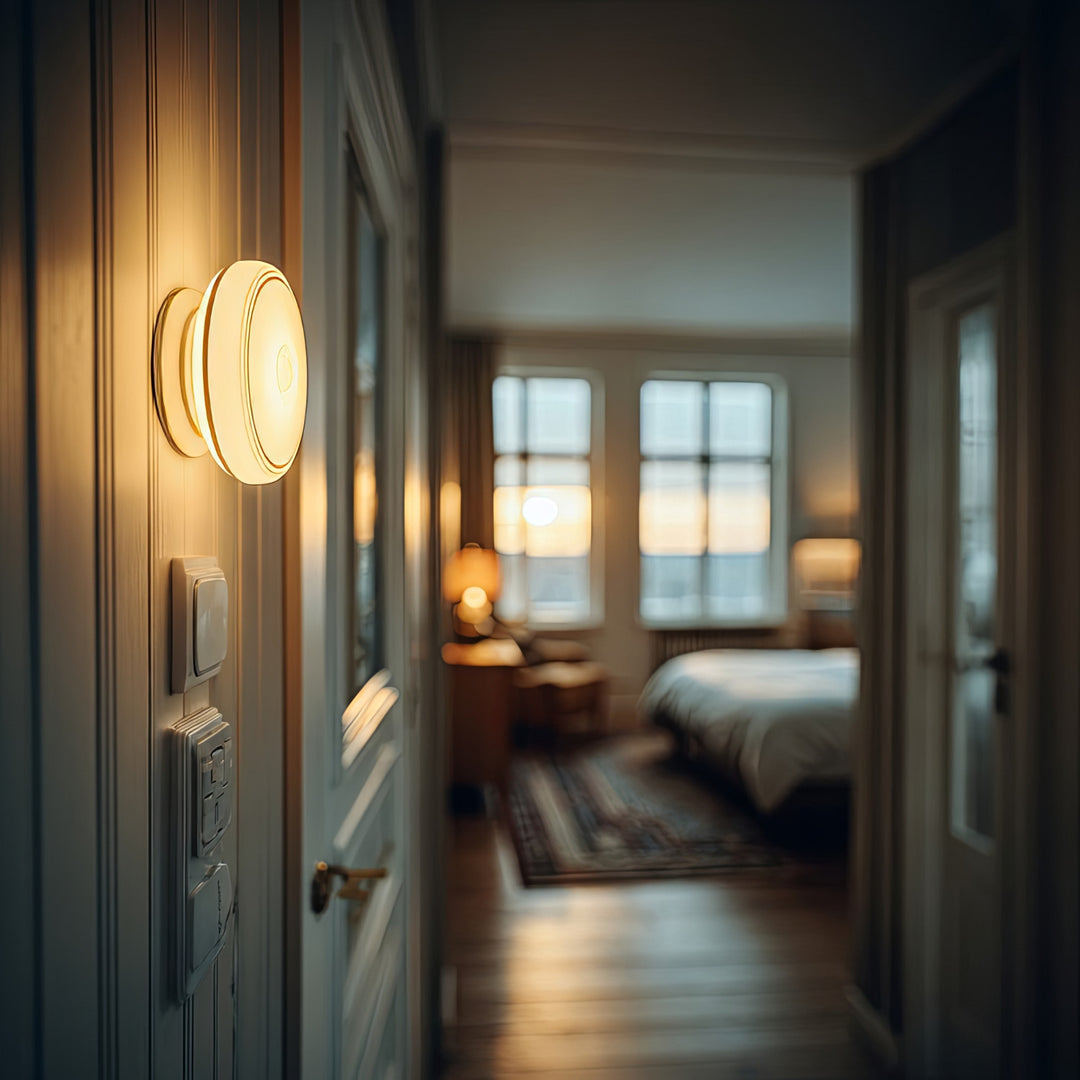 Maclean MCE223 Lamp Motion Sensor Wireless Battery Powered Dusk to Dawn 11 LED Warm Light Magnetic Wireless PIR