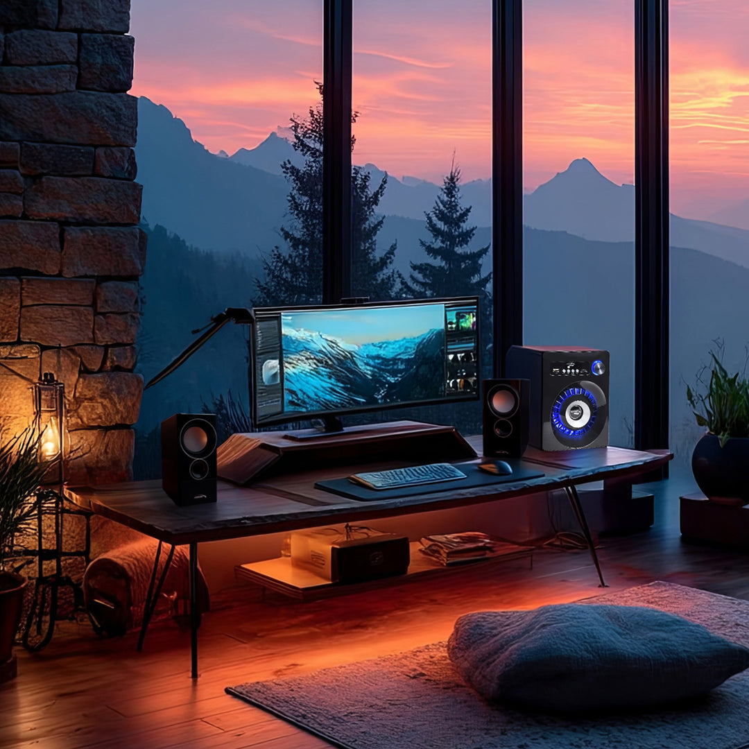 Audiocore AC910 Bluetooth 2.1 Luidsprekers Luidspreker FM-radio, TF-kaartingang, AUX, USB-voeding