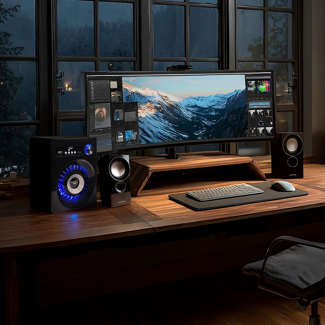 Audiocore AC910 Bluetooth 2.1 Luidsprekers Luidspreker FM-radio, TF-kaartingang, AUX, USB-voeding