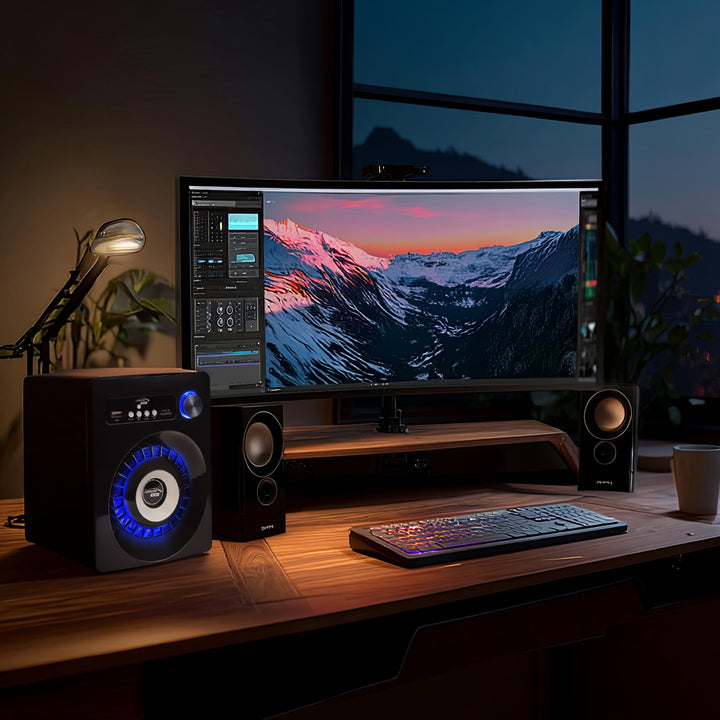 Audiocore AC910 Bluetooth 2.1 Luidsprekers Luidspreker FM-radio, TF-kaartingang, AUX, USB-voeding