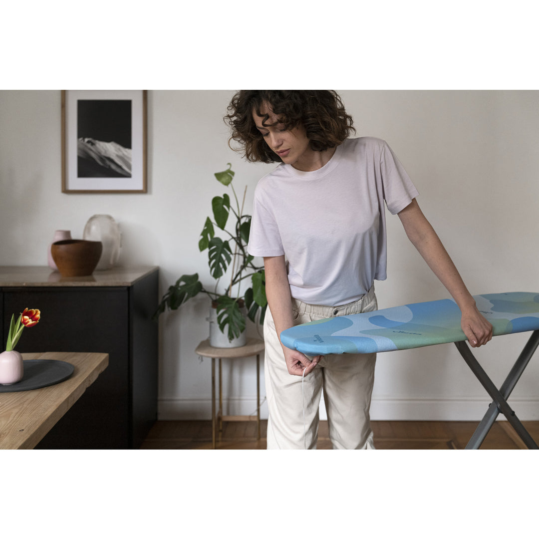 VILEDA PREMIUM 2 in 1 Ironing Board Cover Super Soft and Durability Heat Reflecting Universal Size Protection Against Moving Cover