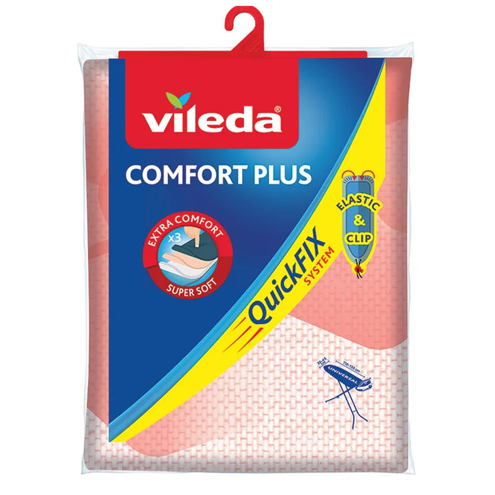 Vileda 163255 Vileda Comfort Plus Bügelbrett Abdeckung Universal Bis 130 cm x 45 cm