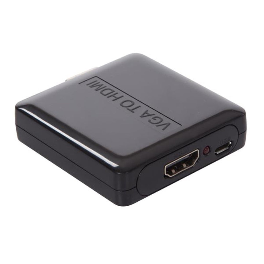 VGA to HDMI converter with Full HD 1080p audio powered by USB