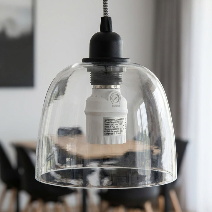 Douille à ampoule avec capteur sonore Maclean, E27 avec capteur sonore, max. 100 W, plage 30 dB - 90 dB, MCE232