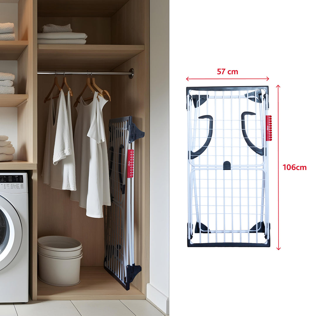 Wäschetrockner Vileda Premium 2in1 mit Flügelverriegelung