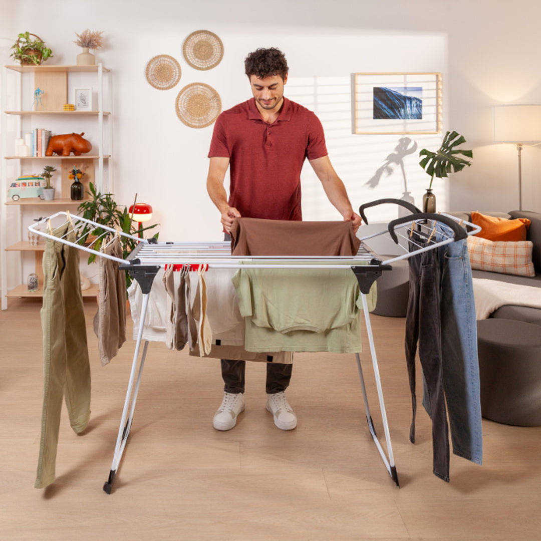 Wäschetrockner Vileda Premium 2in1 mit Flügelverriegelung