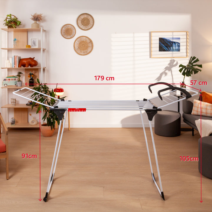 Wäschetrockner Vileda Premium 2in1 mit Flügelverriegelung