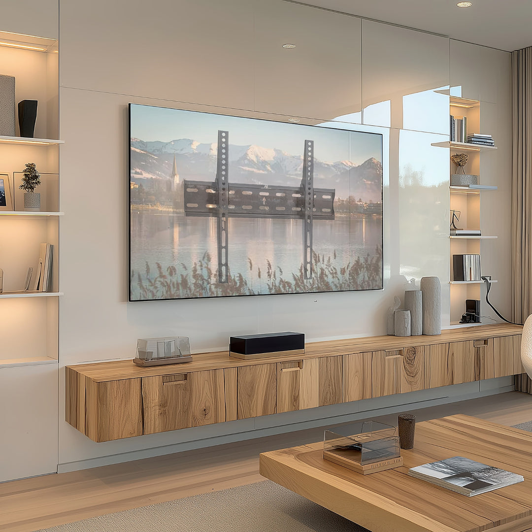 MACLEAN BRACKETS MC-862 Universal TV Wall Mount Bracket Extra Sturdy Adjustable 26'' - 55" 40kg VESA