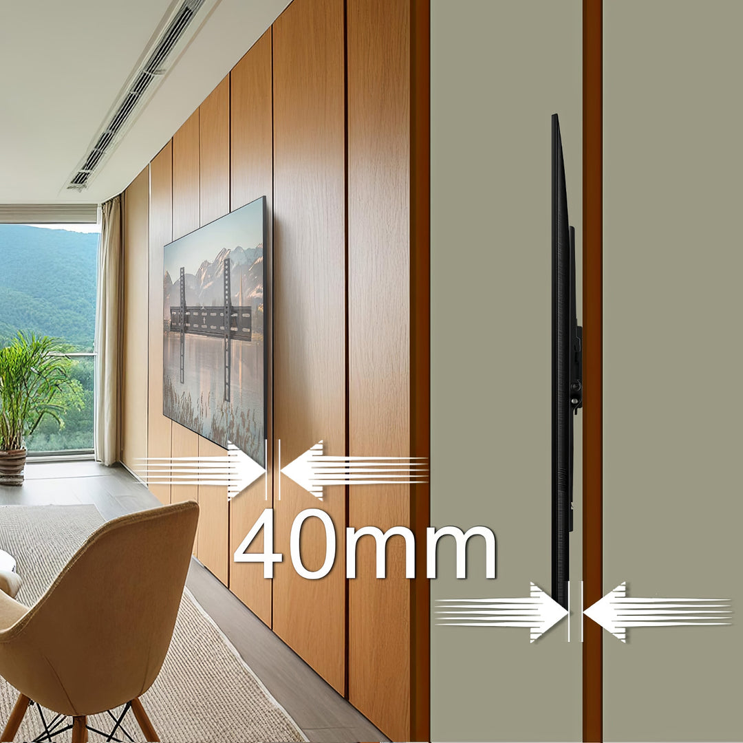 MACLEAN BRACKETS MC-862 Universal TV Wall Mount Bracket Extra Sturdy Adjustable 26'' - 55" 40kg VESA