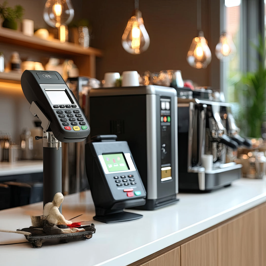 Maclean MC-847 Payment Terminal Card Holder Desk Table Mount Adjustable Universal Pole Tabletop Stand