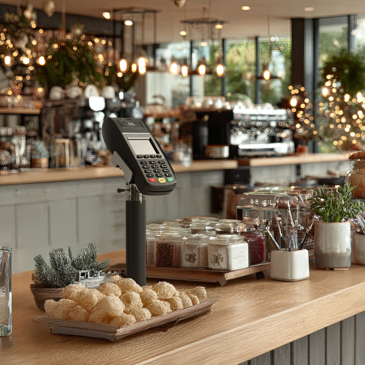 Maclean MC-847 Payment Terminal Card Holder Desk Table Mount Adjustable Universal Pole Tabletop Stand