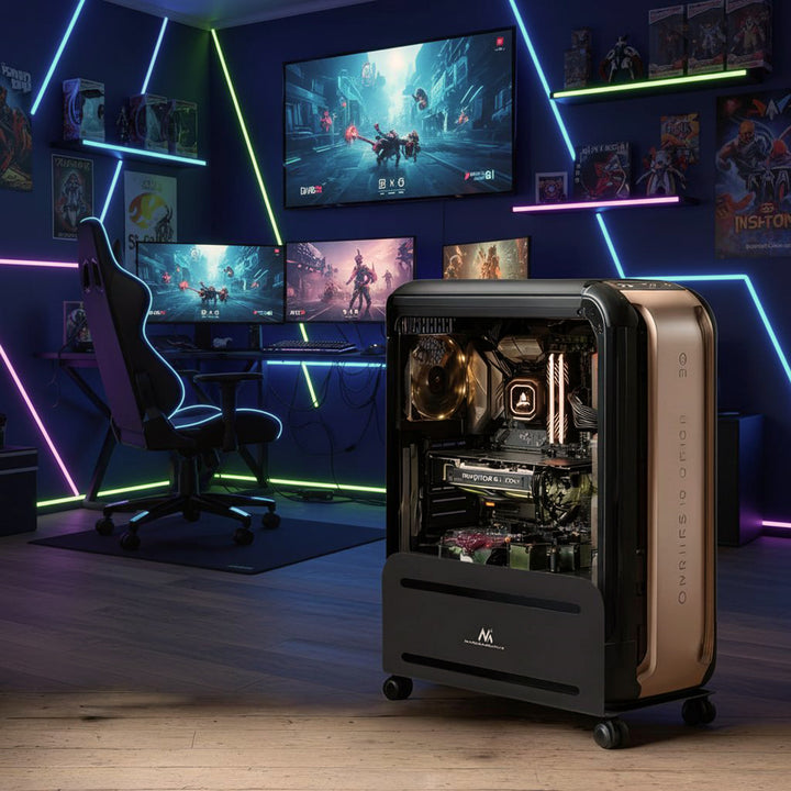 Universal Computer Stand Cart mit Rädern Mobile CPU bis 10kg Cart PC Desktop