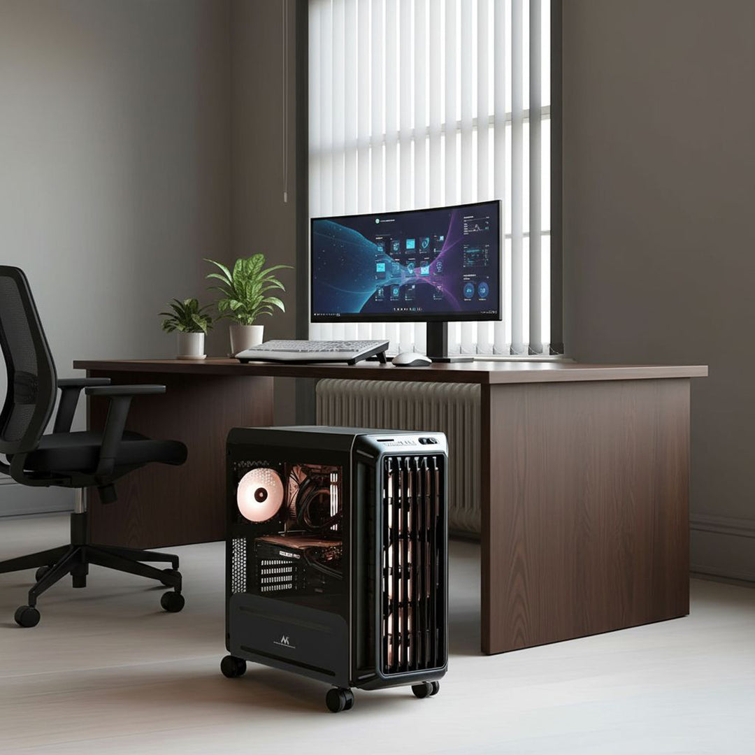 Universal Computer Stand Cart mit Rädern Mobile CPU bis 10kg Cart PC Desktop